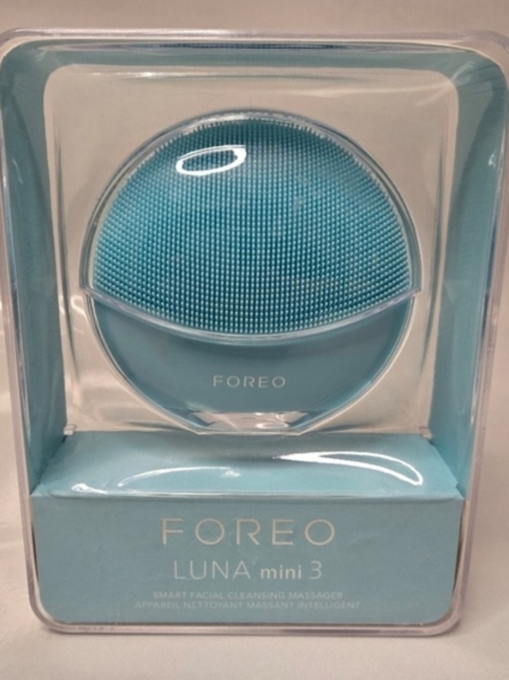 NEW Foreo Luna Mini 3 Mint Smart Silicone Facial Cleansing Skincare Massager